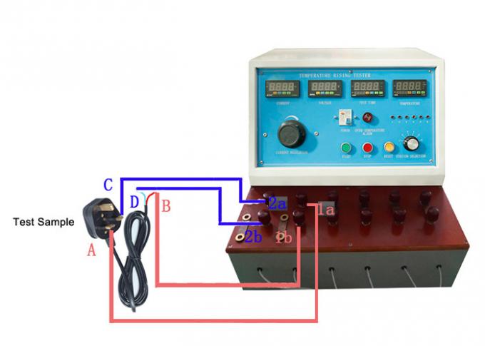 12V Switch Life Tester IEC 60884-1 Gambar 44 Pasang Pin Alat Uji Suhu Naik 6 Stasiun 0